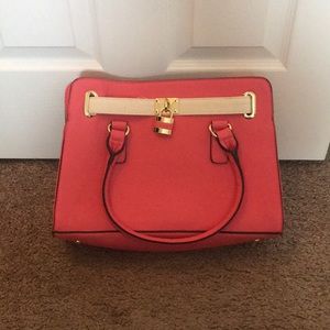 Coral handbag